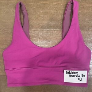 lululemon athletica Vibrant Pink Reversible Bra